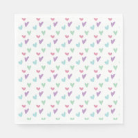 Pink Girl Dinosaur Birthday Party Napkins