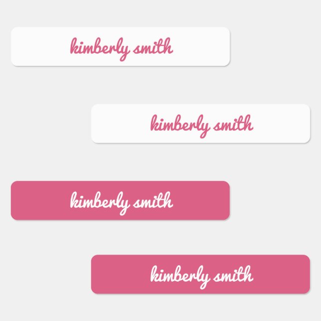 Pink Girl School Name (Group)