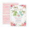 Pink Girl Tropical Dinosaur Baby Shower Floral