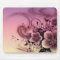 Pink Girlie Flower Mousepad
