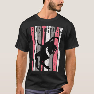 Pink Girls Dance Birthday Dancer Expressive Themed T-Shirt