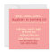 Pink Girls Movie Birthday Party Invitation