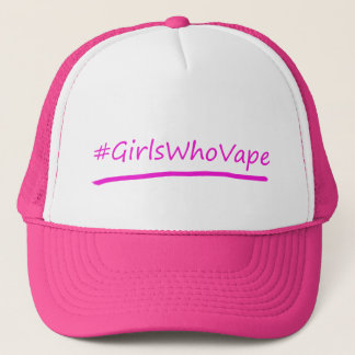 Pink Girls who Vape Hat