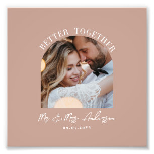 Pink girly arch photo wedding gift home decor