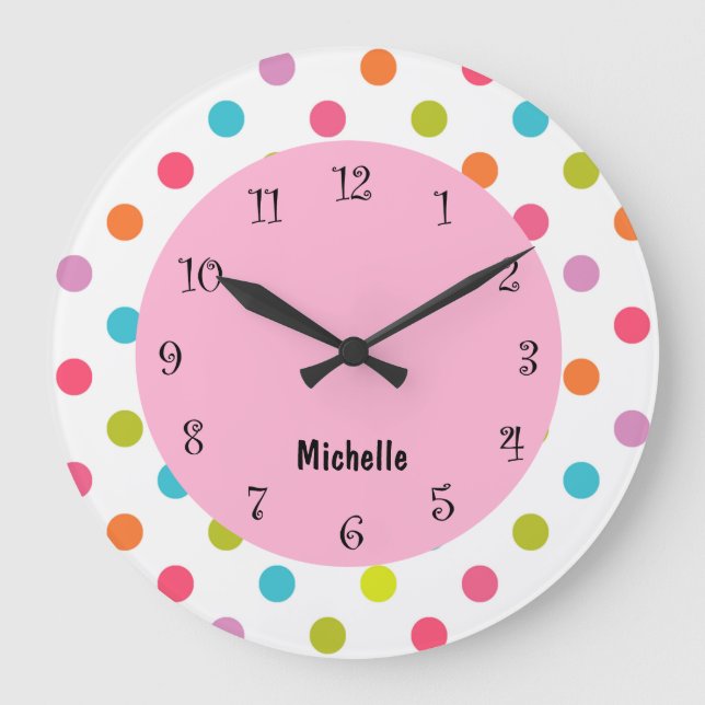 Pink Girly Clocks (Front)