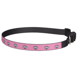Pink Girly Dog Collar with Skills