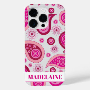 Pink Girly Modern Pattern Case-Mate iPhone 14 Pro Case