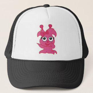 Pink Girly Monster Trucker Hat