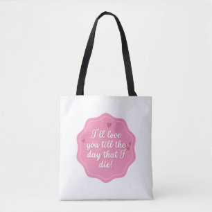Pink Girly Tote Bag
