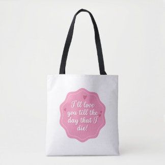 Pink Girly Tote Bag