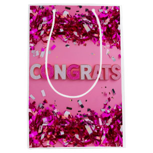 Pink Glam Congrats Gift Bag