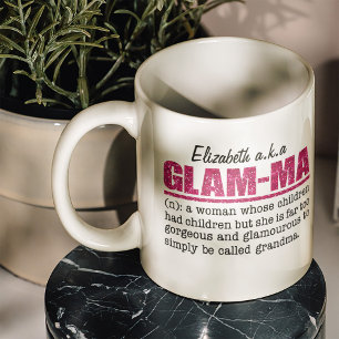 Pink Glam Ma - Grandma  Coffee Mug