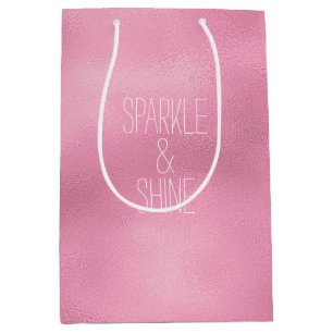 Pink Glam Ombre Medium Gift Bag
