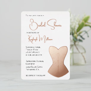 Pink Glam Pearl Two Hearts Bridal Shower