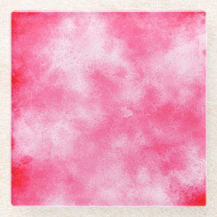 Pink Glass Coaster