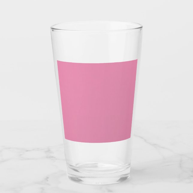 Pink Glass Cup Aesthetic | Cute Drinkware (Front)