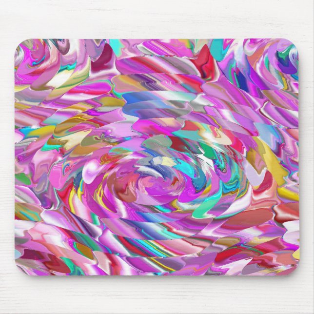 Pink Glass Mouse Mat (Front)