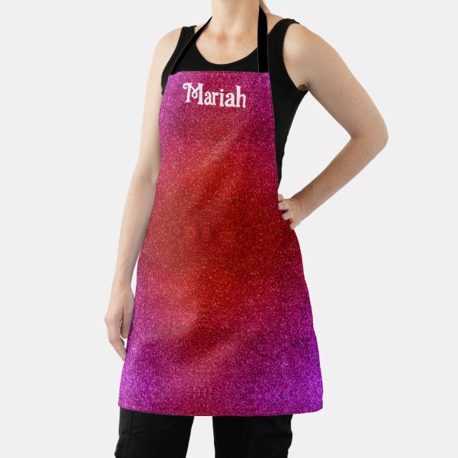 Pink Glitter Aesthetic Apron (Insitu)