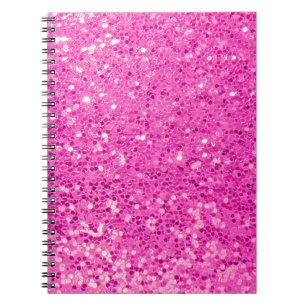Pink Glitter Bling Notebook