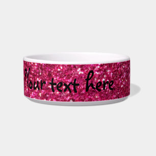 Pink glitter bowl