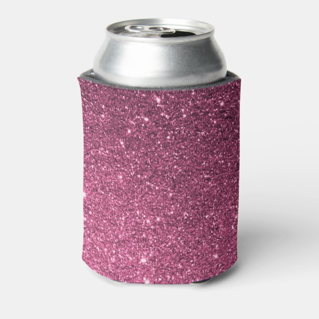 Pink Glitter Can Cooler (Can Back)
