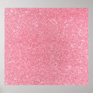 Pink glitter, Christmas abstract texture. Poster