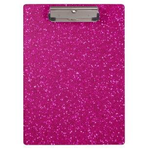 Pink Glitter Clipboard