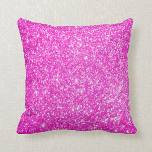 Pink Glitter Cushion