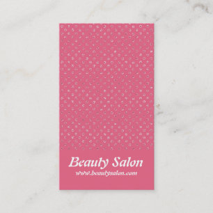 Pink Glitter Dots 1 Pretty Business Cards