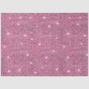 Pink Glitter Light Shimmer Shine Christmas Tissue Paper