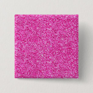 Pink Glitter Look Elegant Custom Blank Template 15 Cm Square Badge