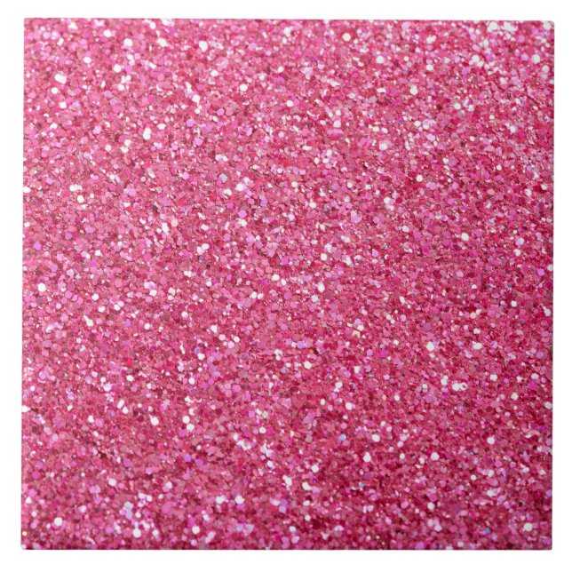 Pink Glitter Look,  Tile (Front)
