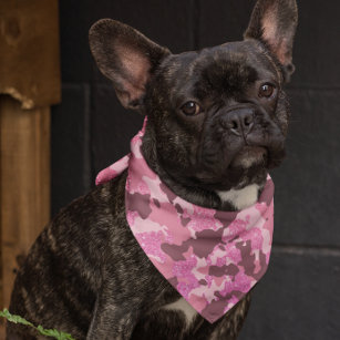 Pink Glitter Military Camouflage Army For her Bandana