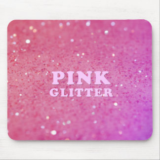 Pink Glitter Mouse Mat