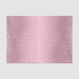 Pink Glitter on Gradient Background Tissue Paper