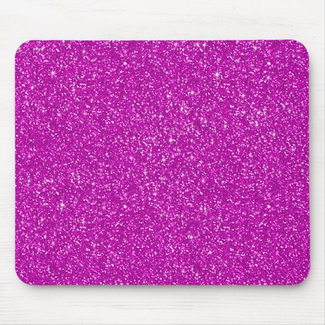 Pink Glitter Pattern Texture Mouse Mat (Front)