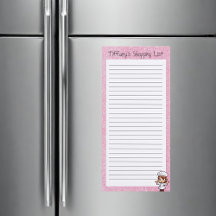 Pink Glitter Personalizable List