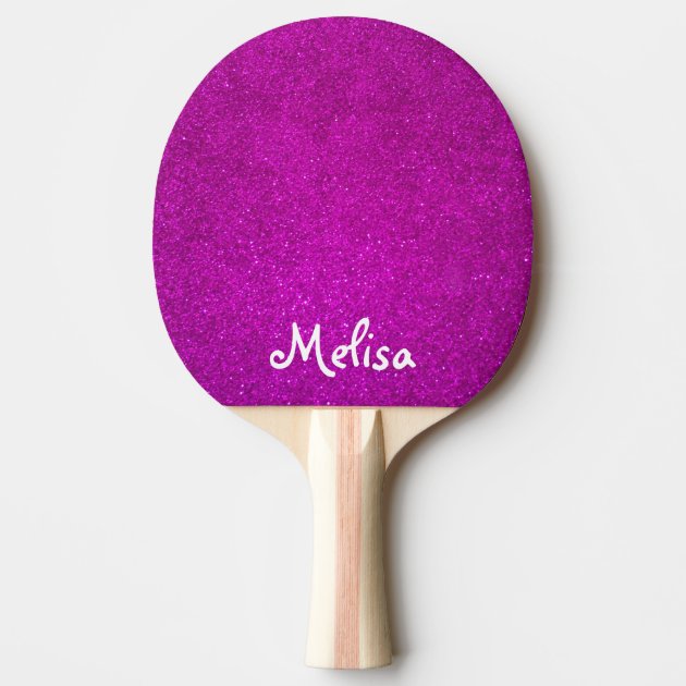 pink table tennis paddle