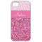Pink Glitter Rhinestone Leopard BLING Case