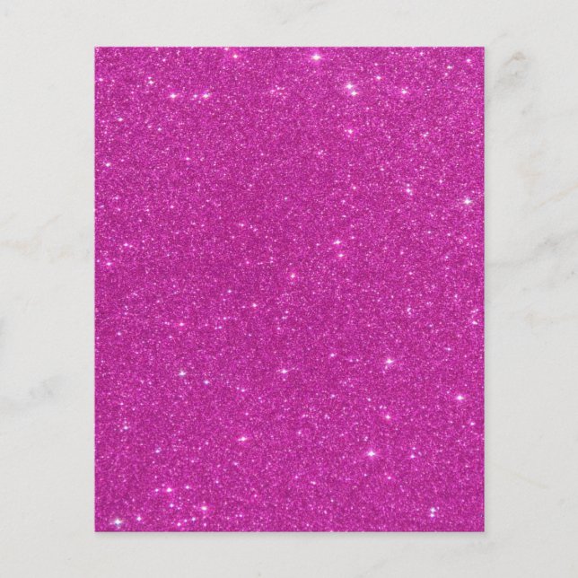 Pink glitter scrapbook background paper (Front)
