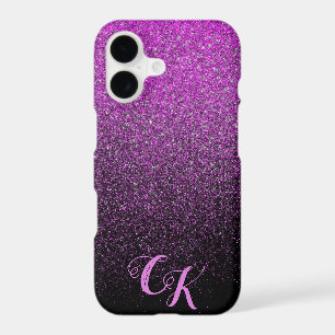 Pink Glitter Shimmer Personalised Phone Case