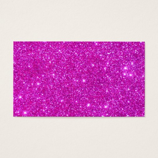 Pink Glitter Sparkle Customisable Design Business Card