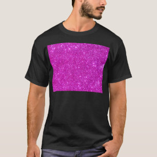 Pink Glitter Sparkle Customisable Design T-Shirt