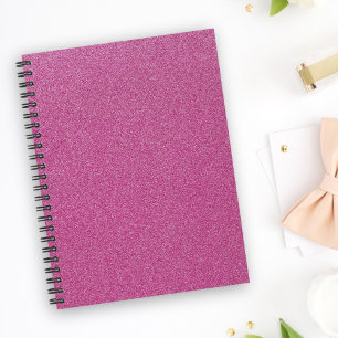Pink Glitter, Sparkle, Glitter Background Notebook