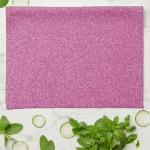 Pink Glitter, Sparkle, Glitter Background Tea Towel