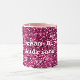 Pink Glitter Sparkle Mug