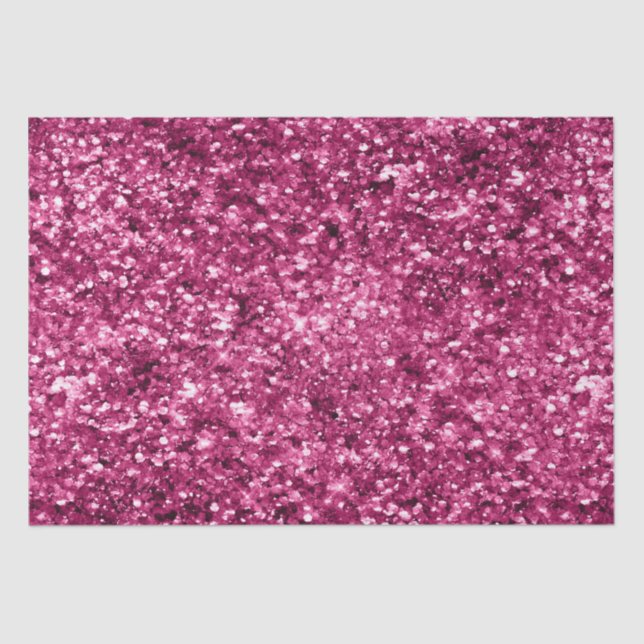 Pink Glitter Sparkle Tissue Paper (Front)