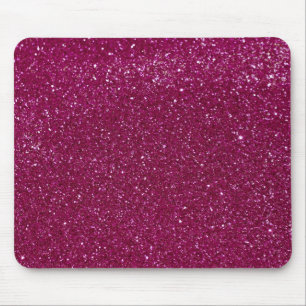 Pink Glitter Sparkles Mouse Mat