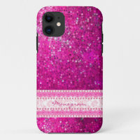 Pink Glitter Texture & Pink Damasks