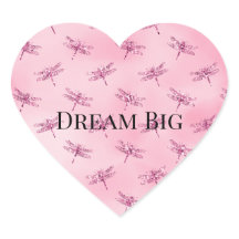 Pink Glitter Watercolor Dragonflies            